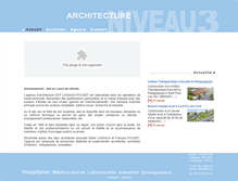 Tablet Screenshot of niveau3architecture.com